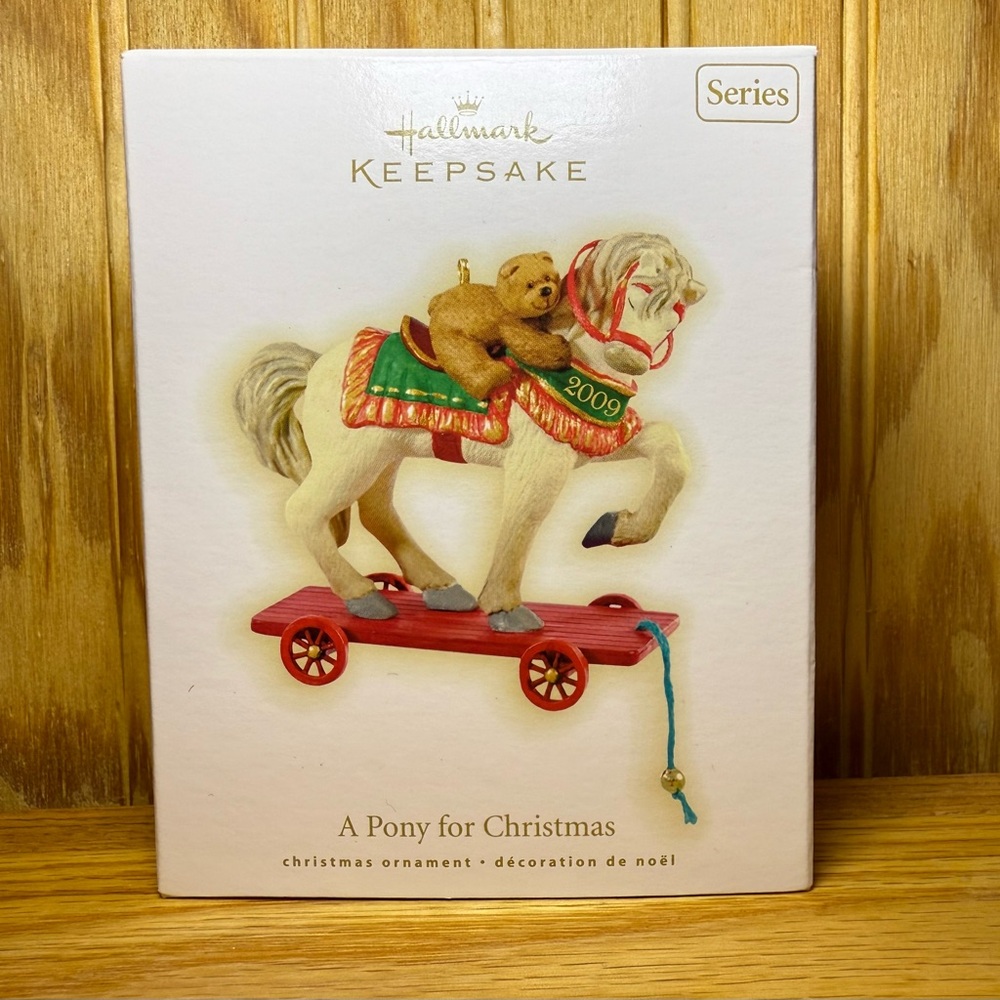 Hallmark Keepsake- A Pony for Christmas- Collector’s Series Ornament 2009